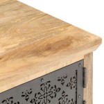 vidaXL Măsuță cafea cu ușă, 90 x 50 x 35 cm, lemn masiv de mango vidaXL Măsuță cafea cu ușă, 90 x 50 x 35 cm, lemn masiv de mango