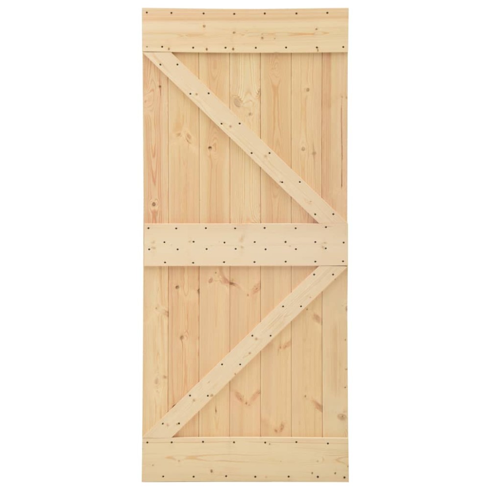 vidaXL Ușă, 100x210 cm, lemn masiv de pin