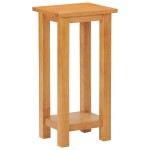 289185 vidaXL Masă laterală 27x24x55 cm Lemn masiv de stejar 289185 vidaXL Masă laterală 27x24x55 cm Lemn masiv de stejar