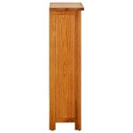 vidaXL Bibliotecă 45x22,5x82 cm, lemn masiv de stejar vidaXL Bibliotecă 45x22,5x82 cm, lemn masiv de stejar