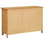 vidaXL Dulap cu sertare, 105 x 33,5 x 73 cm, lemn masiv stejar vidaXL Dulap cu sertare, 105 x 33,5 x 73 cm, lemn masiv stejar