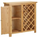 vidaXL Dulap sticle de vin, 11 sticle, 80x32x80 cm, lemn de stejar vidaXL Dulap sticle de vin, 11 sticle, 80x32x80 cm, lemn de stejar