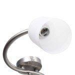 vidaXL Lustră cu abajururi din ceramică, 3 becuri E14, alb, con vidaXL Lustră cu abajururi din ceramică, 3 becuri E14, alb, con