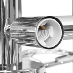 vidaXL Lustră cu brațe tip frunze cristal acrilic alb 5 becuri E14 vidaXL Lustră cu brațe tip frunze cristal acrilic alb 5 becuri E14