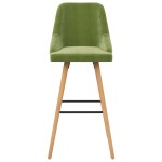 vidaXL Scaune de bar, 2 buc., verde deschis, catifea vidaXL Scaune de bar, 2 buc., verde deschis, catifea