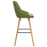 vidaXL Scaune de bar, 2 buc., verde deschis, catifea vidaXL Scaune de bar, 2 buc., verde deschis, catifea