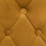 vidaXL Scaune de bar, 2 buc., galben, catifea vidaXL Scaune de bar, 2 buc., galben, catifea