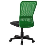 vidaXL Scaun de birou, negru și verde, 44x52x100 cm, plasă textilă vidaXL Scaun de birou, negru și verde, 44x52x100 cm, plasă textilă