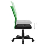 vidaXL Scaun de birou, negru și verde, 44x52x100 cm, plasă textilă vidaXL Scaun de birou, negru și verde, 44x52x100 cm, plasă textilă