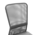 vidaXL Scaun de birou, gri, 44x52x100 cm, plasă textilă vidaXL Scaun de birou, gri, 44x52x100 cm, plasă textilă