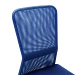 vidaXL Scaun de birou, albastru, 44x52x100 cm, plasă textilă vidaXL Scaun de birou, albastru, 44x52x100 cm, plasă textilă