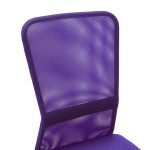 vidaXL Scaun de birou, violet, 44x52x100 cm, țesătură plasă vidaXL Scaun de birou, violet, 44x52x100 cm, țesătură plasă