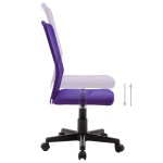 vidaXL Scaun de birou, violet, 44x52x100 cm, țesătură plasă vidaXL Scaun de birou, violet, 44x52x100 cm, țesătură plasă