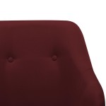 vidaXL Scaun balansoar, roșu vin, material textil vidaXL Scaun balansoar, roșu vin, material textil