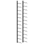 vidaXL Suport sticle de vin de perete, 24 sticle, negru, fier vidaXL Suport sticle de vin de perete, 24 sticle, negru, fier