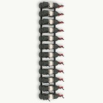 vidaXL Suport sticle de vin de perete, 24 sticle, negru, fier vidaXL Suport sticle de vin de perete, 24 sticle, negru, fier