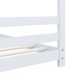 vidaXL Cadru pat de copii, alb, 70 x 140 cm, lemn masiv de pin vidaXL Cadru pat de copii, alb, 70 x 140 cm, lemn masiv de pin
