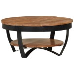 vidaXL Măsuță de cafea, 65 x 65 x 32 cm, lemn masiv de acacia vidaXL Măsuță de cafea, 65 x 65 x 32 cm, lemn masiv de acacia