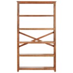 vidaXL Bibliotecă, 100x30x180 cm lemn masiv acaciacu finisaj tip miere vidaXL Bibliotecă, 100x30x180 cm lemn masiv acaciacu finisaj tip miere