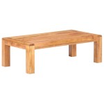 vidaXL Masă de cafea 110x60x35cm lemn masiv acaciacu finisaj tip miere