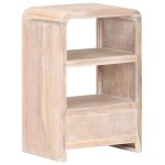 vidaXL Noptieră, 40 x 30 x 60 cm, lemn masiv de acacia vidaXL Noptieră, 40 x 30 x 60 cm, lemn masiv de acacia