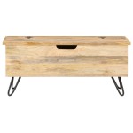 vidaXL Cufăr, 90 x 40 x 45 cm, lemn masiv de mango vidaXL Cufăr, 90 x 40 x 45 cm, lemn masiv de mango