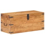 vidaXL Cufăr, 90 x 40 x 40 cm, lemn masiv de acacia vidaXL Cufăr, 90 x 40 x 40 cm, lemn masiv de acacia