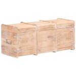 vidaXL Cufăr de depozitare, 90 x 40 x 40 cm, lemn masiv de acacia