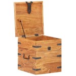 vidaXL Cufăr, 40x40x40 cm, lemn masiv de acacia vidaXL Cufăr, 40x40x40 cm, lemn masiv de acacia