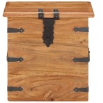 vidaXL Cufăr, 40x40x40 cm, lemn masiv de acacia vidaXL Cufăr, 40x40x40 cm, lemn masiv de acacia