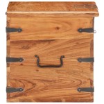 vidaXL Cufăr, 40x40x40 cm, lemn masiv de acacia vidaXL Cufăr, 40x40x40 cm, lemn masiv de acacia