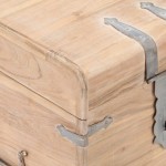 vidaXL Cufăr, 40x40x40 cm, lemn masiv de acacia