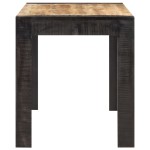 vidaXL Masă de bucătărie, 140x70x76 cm, lemn masiv de mango nefinisat vidaXL Masă de bucătărie, 140x70x76 cm, lemn masiv de mango nefinisat