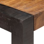 vidaXL Masă de bucătărie, 140x70x76 cm, lemn masiv de mango nefinisat vidaXL Masă de bucătărie, 140x70x76 cm, lemn masiv de mango nefinisat