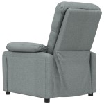 vidaXL Fotoliu rabatabil, gri închis, material textil