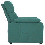 vidaXL Fotoliu rabatabil, verde închis, material textil vidaXL Fotoliu rabatabil, verde închis, material textil