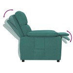 vidaXL Fotoliu rabatabil, verde închis, material textil vidaXL Fotoliu rabatabil, verde închis, material textil