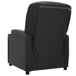 vidaXL Fotoliu cu ridicare, negru, piele ecologică vidaXL Fotoliu cu ridicare, negru, piele ecologică
