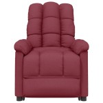 vidaXL Fotoliu rabatabil, roșu vin, material textil vidaXL Fotoliu rabatabil, roșu vin, material textil