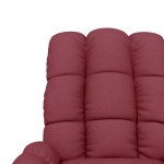vidaXL Fotoliu rabatabil, roșu vin, material textil vidaXL Fotoliu rabatabil, roșu vin, material textil