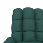 vidaXL Fotoliu rabatabil, verde închis, material textil vidaXL Fotoliu rabatabil, verde închis, material textil