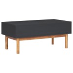 vidaXL Măsuță de cafea, 90x50x40 cm, lemn masiv de acacia și MDF vidaXL Măsuță de cafea, 90x50x40 cm, lemn masiv de acacia și MDF