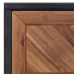 vidaXL Măsuță de cafea, 90x50x40 cm, lemn masiv de acacia și MDF vidaXL Măsuță de cafea, 90x50x40 cm, lemn masiv de acacia și MDF