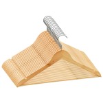 vidaXL Set de umerașe anti-alunecare, 20 buc., lemn esență tare vidaXL Set de umerașe anti-alunecare, 20 buc., lemn esență tare