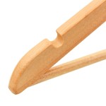vidaXL Set de umerașe anti-alunecare, 20 buc., lemn esență tare vidaXL Set de umerașe anti-alunecare, 20 buc., lemn esență tare