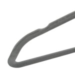 vidaXL Set de umerașe anti-alunecare, 100 buc., gri, catifea vidaXL Set de umerașe anti-alunecare, 100 buc., gri, catifea