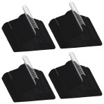 vidaXL Set de umerașe anti-alunecare, 100 buc., negru, catifea vidaXL Set de umerașe anti-alunecare, 100 buc., negru, catifea