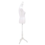 vidaXL Manechin bust pentru dame, alb vidaXL Manechin bust pentru dame, alb