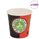 vidaXL Pahare de unică folosință pentru cafea 1000 buc. 120 ml (4 oz) vidaXL Pahare de unică folosință pentru cafea 1000 buc. 120 ml (4 oz)
