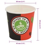 vidaXL Pahare de unică folosință pentru cafea 1000 buc. 120 ml (4 oz) vidaXL Pahare de unică folosință pentru cafea 1000 buc. 120 ml (4 oz)